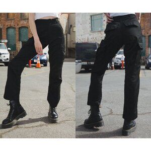 Brandy Melville Piper Black Cargo Pants